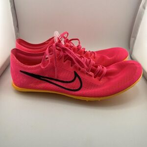 Nike Zoom Mamba 6 Shoes Mens Size 11 Pink Yellow Track & Field Spikes DR2733-600